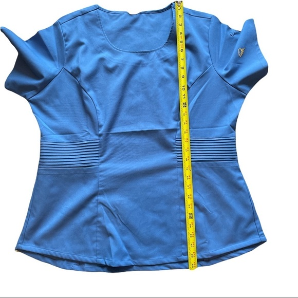 Rant Medical Scrub Top. Ceil Blue. Size XXL - Picture 7 of 8